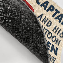 Load image into Gallery viewer, A Pontoon Captain And His Pontoon Queen Live Here - Couple Gift - Personalized Custom Doormat