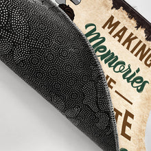 Load image into Gallery viewer, Let's Sit By The Campfire Husband Wife Camping - Couple Gift - Personalized Custom Doormat
