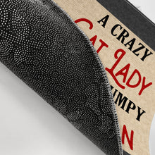 Load image into Gallery viewer, A Crazy Cat Lady and A Grumpy Old Man - Couple Gift - Personalized Custom Doormat
