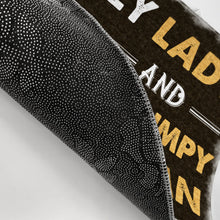 Load image into Gallery viewer, Family Couple A Lovely Lady And A Grumpy Old Man Live Here - Personalized Custom Doormat

